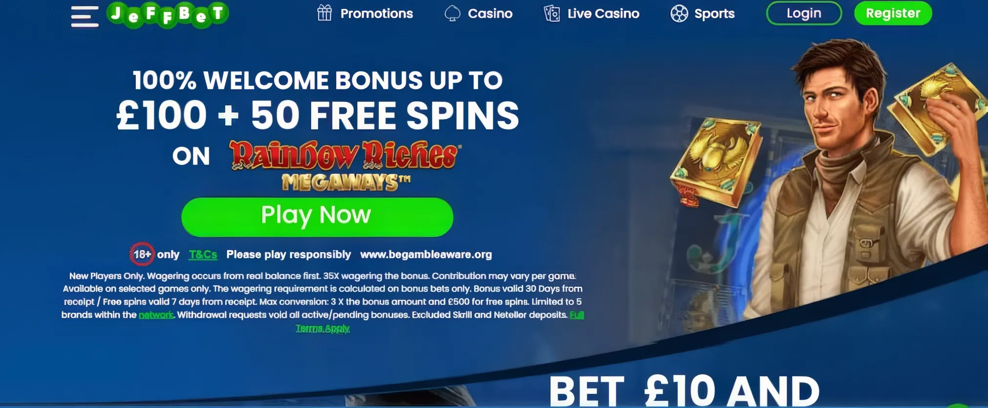 JeffBet Casino — Non GamStop Casinos with crypto payments