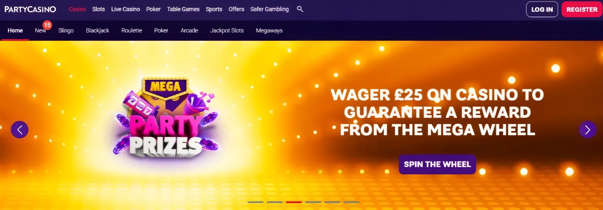 Party Casino — Non GamStop Casinos with 2,000 titles and live games