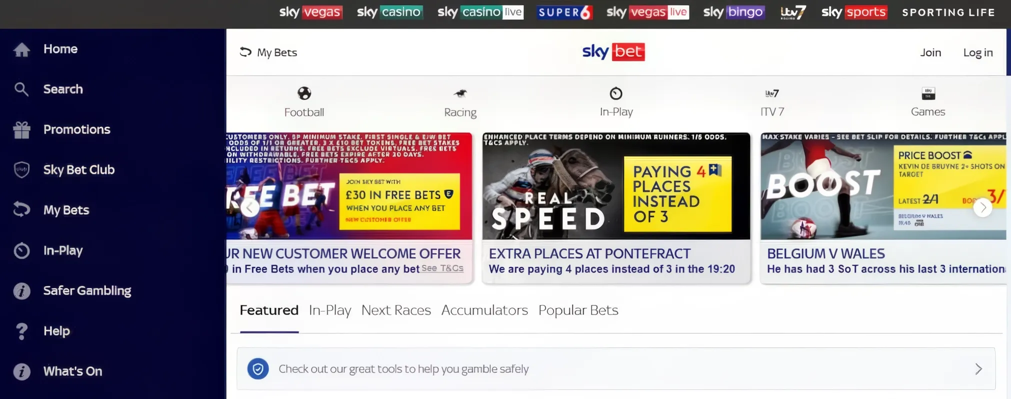 Sky Bet Casino — Non GamStop Casinos with sportsbook heritage