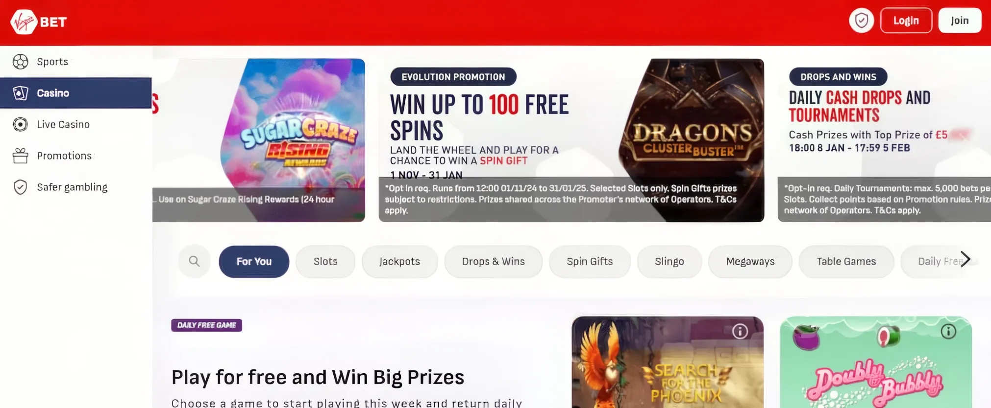 Virgin Bet Casino — Non GamStop Casinos with quick banking